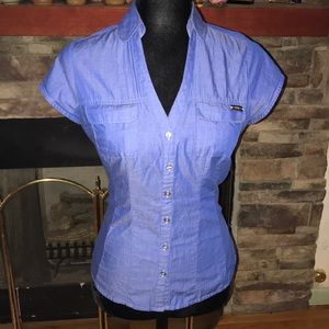 Classy Express short sleeve button down